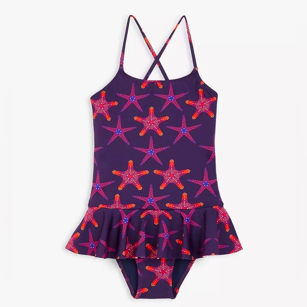 Vilebrequin girls starfish dance one-piece swimsuit - size 4